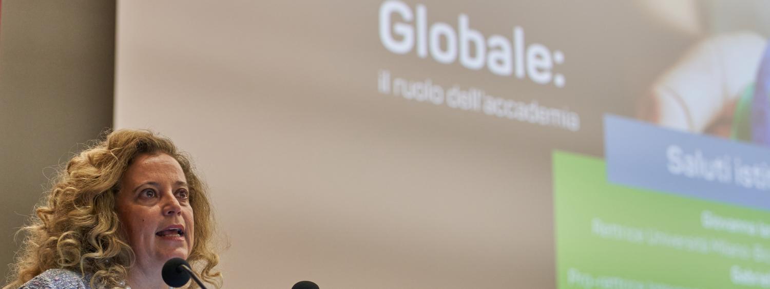 Rettrice Iannantuoni - Evento Salute Globale