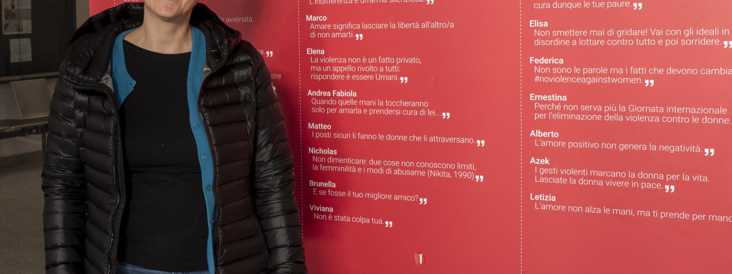 Giovanna Cipriano autrice della frase - wall Monza