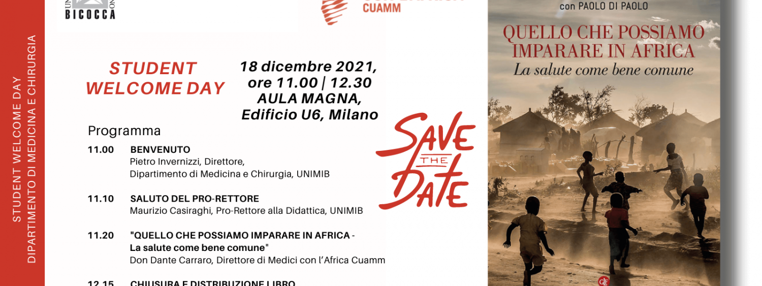 Welcome Day Medicina_Carraro_Locandina SAVETHEDATE