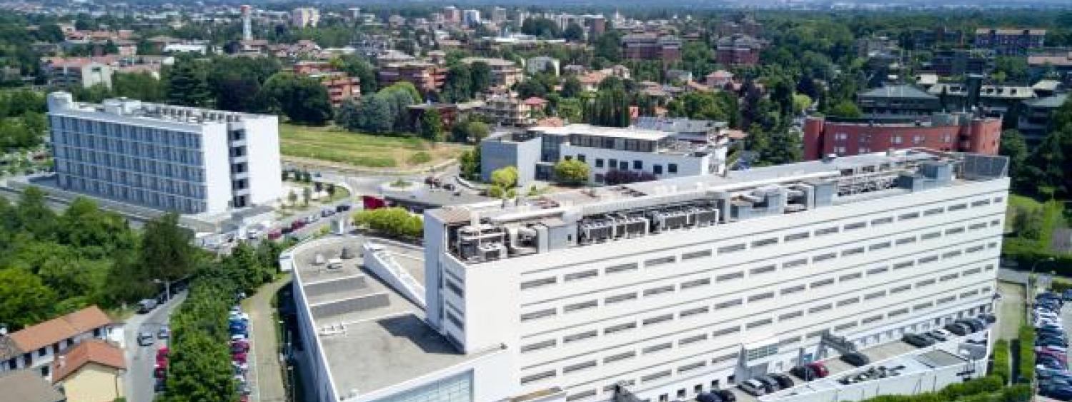 Dipartimento di Medicina e Chirurgia U8 vista dall'alto con drone